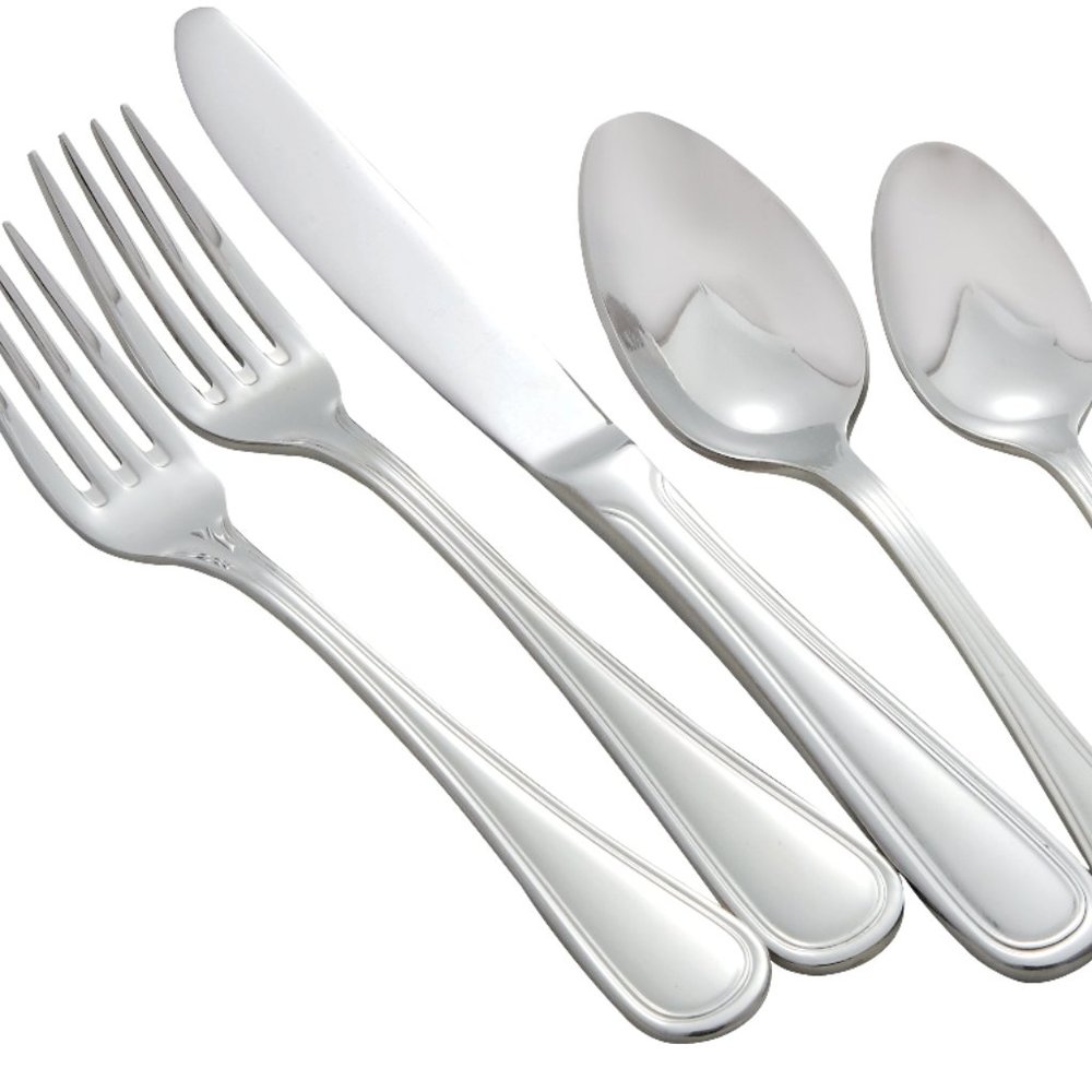 Winco SHANGARILA  Stainless Steel 5-Piece Place Setting for 12 (60/Pack)